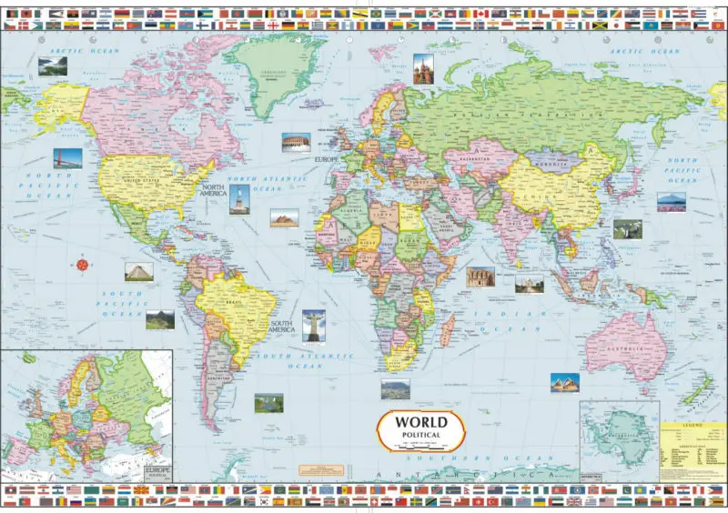 dünyanın siyasi haritası