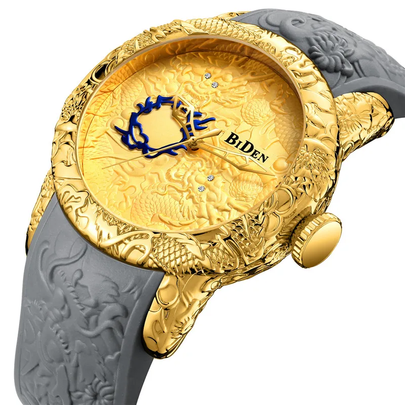 

2019 New Men Watches BIDEN Top Luxury Brand Men's Fashion Sport Watch Mens Business Quartz Wristwatch, 2-color