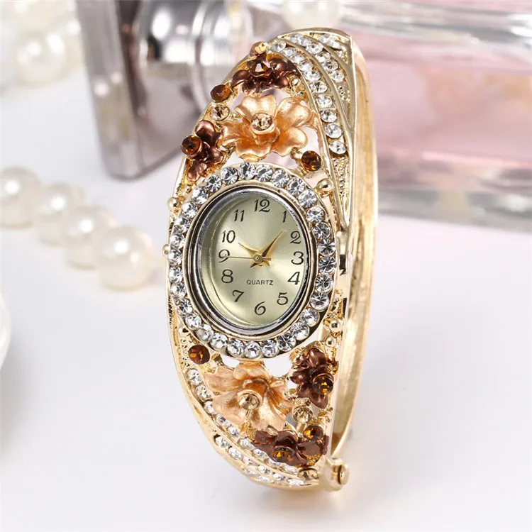 New Trend Small Dial Bangle Watch Fancy Ladies Bracelet Wrist Watch ...