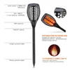 Patent Solar Lights Dancing Flames LED Waterproof Wireless Flickering Torches Lantern Outdoor for Garden Yard Driveway Pathway