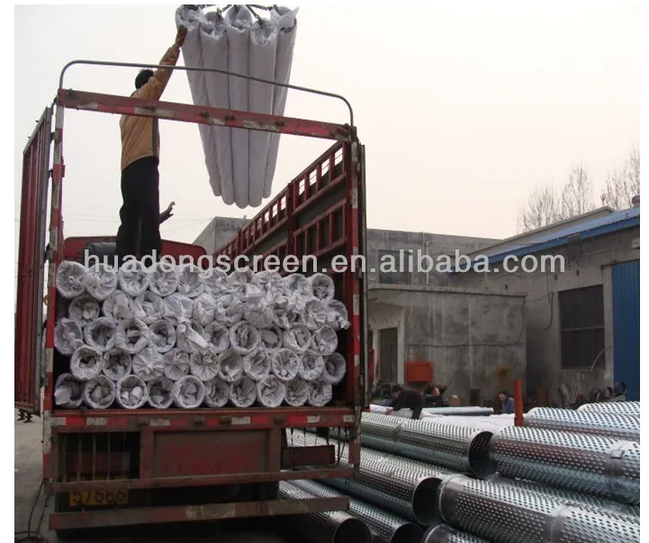 product-484-491 Johnson wedge wire stainless steel 316l perforated screen pipe