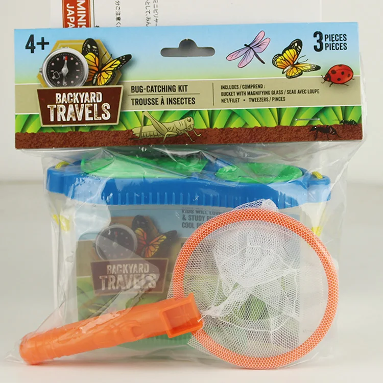 Backyard Travels Bug Bucket Magnifier Bug Catching Kit Kids Outdoor ...