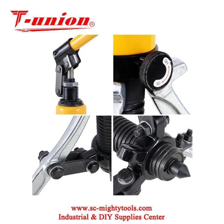 3 Jaws Wheel Bearing Puller Hydraulic 10ton Gear Puller Hydraulic Hydraulic Puller Bushing Gear
