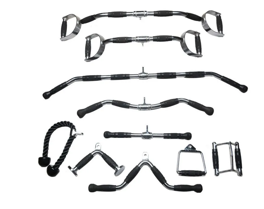 Hot Sale New Style Standard Factory Pull Up Down Barbell Cable Bar For