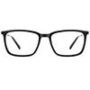 latest trendy stainless steel italian style spectacles frame with width temple