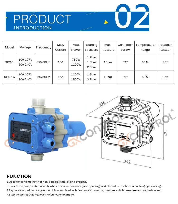 Electronic Manual Automatic Pump Control Dps1 Buy Pump Control
