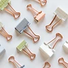 wholesale school & office stationery products DELI 8 pcs packaged paper clip metal binder clip