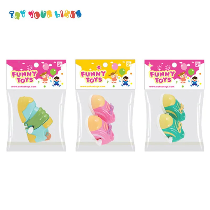 Cute Colourful Mini Christmas Finger Shoes Wind Up Toys For Sale