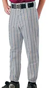 white pinstriped baseball pants