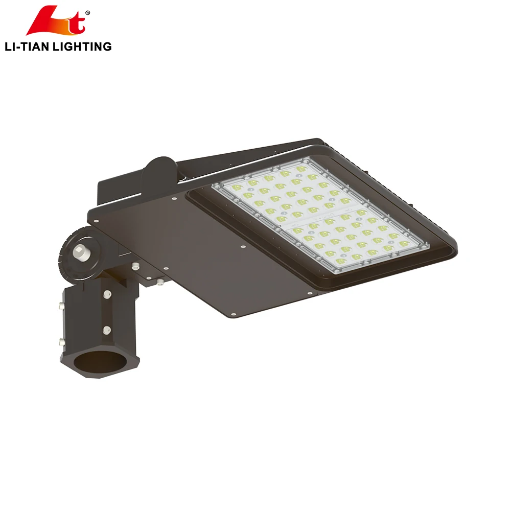 

Outdoor lighting 200W 5000K 26000 Lm Dusk to Dawn LED Street Area Lights including the Slip Fitter