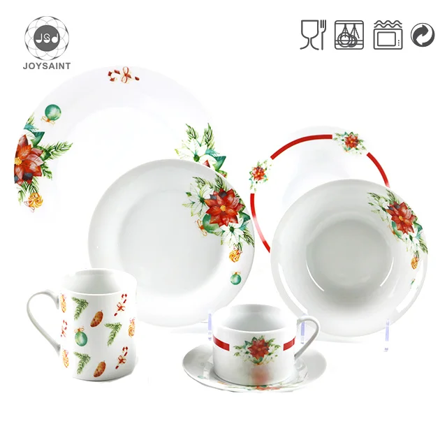 China Supply Opal glassware Dinner Set 72pcs Dinner Set