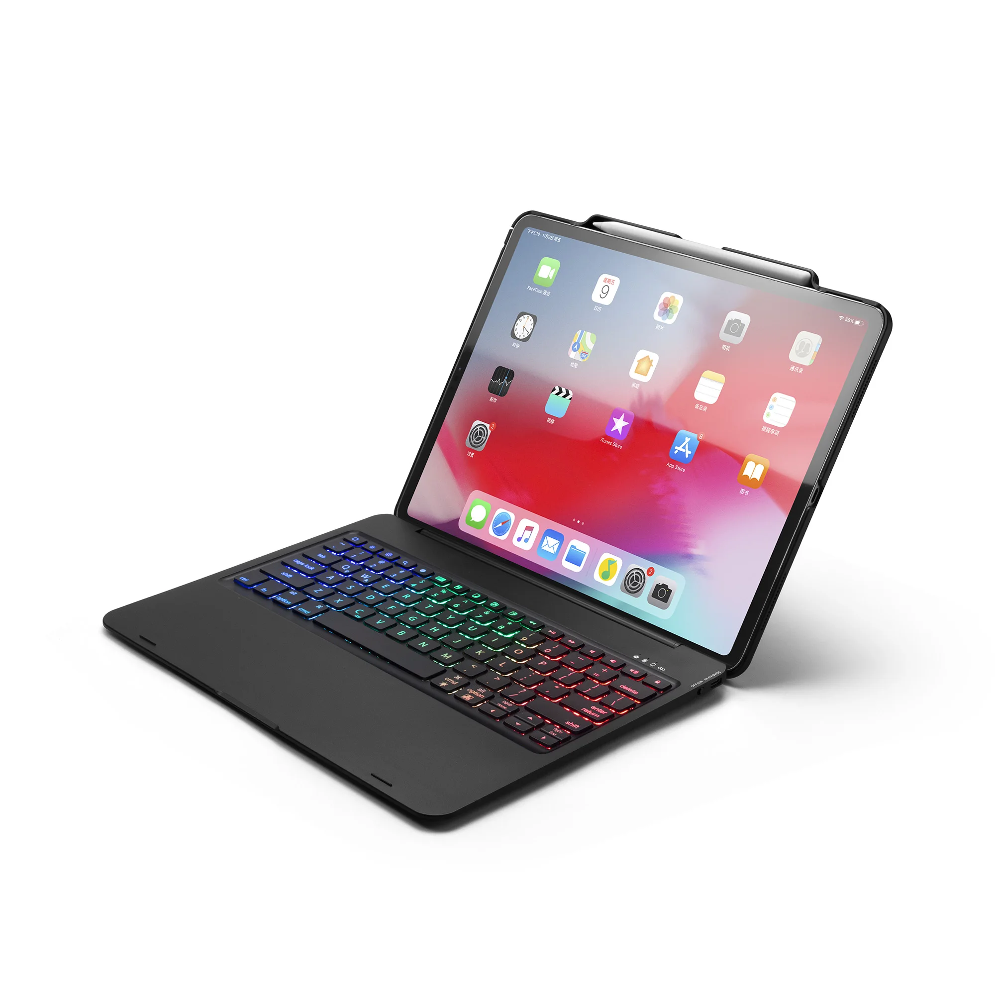 

Bluetooth wireless keyboard case for ipad Tablet keyboard Case 12.9inch