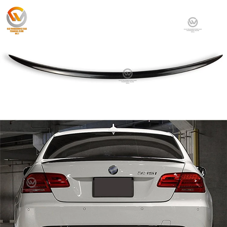 

M3 Style Carbon Fiber Rear Trunk lip boot Spoiler For 3 Series E92 Coupe 2 Door 05-11