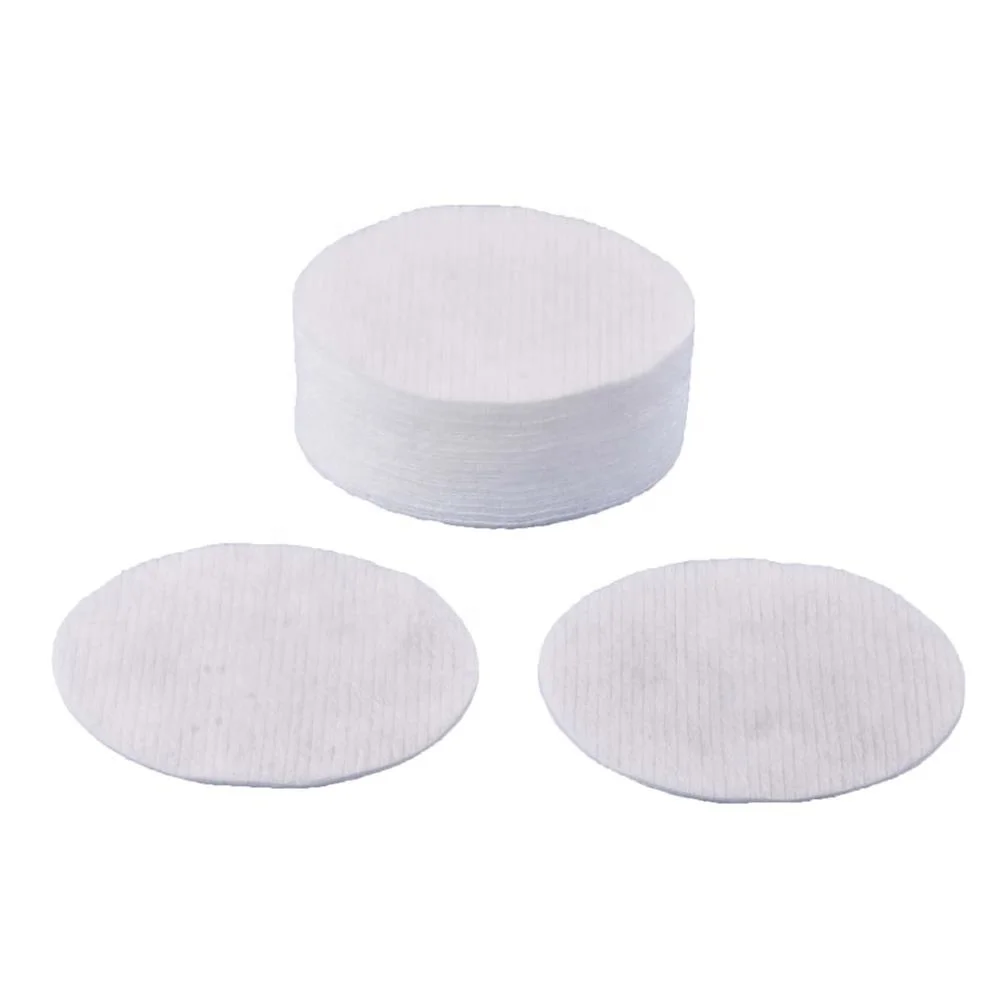 
Facial care cotton pad organic square cotton 100% facial makeup pad cleansing white makeup remover pads 