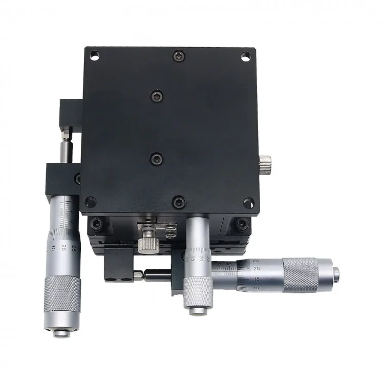 Aohi WXQ-XQ Linear Stage SEMXYZ-60 XYZ Micrometer Trimming Platform Linear Stage Bearing Tuning Sliding Table 60 60mm