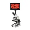 400X 5MP Pixel 9" Lcd Led display USB Digital Biological Microscope for Analysis Blood Cell,Animal Sperm