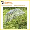 Promotional waterproof clear dome PVC umbrella
