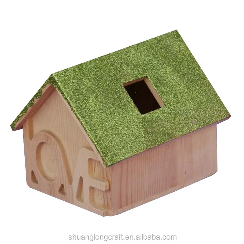 New Unfinished Chinese Cheap Wholesale Wooden Pigeons Bird House