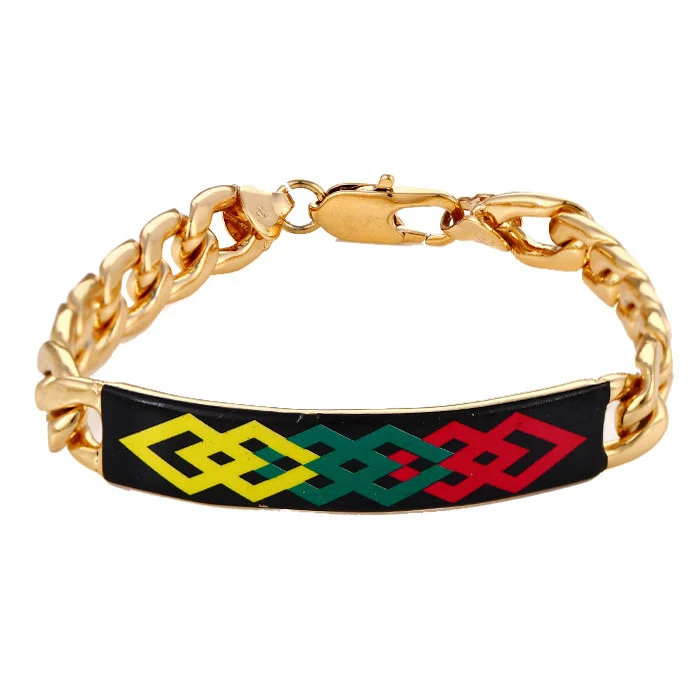 

73073-Xuping Jewelry Wholesale Fashion 18K Gold Plated Men Bracelets With Copper Alloy