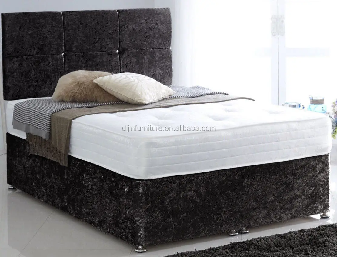 Crushed velvet bed base wrap Clearance