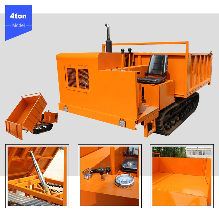 2 Ton Multi-function crawler transportation dump truck for loader.jpg