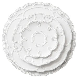 Image of Angel royal crokery dinner set porcelain set of dishes dinnerware set luxury porcelain plates