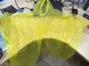 Disposable pe rain coat, Plastic rain cape adjustable string, Disposable rain coat with button