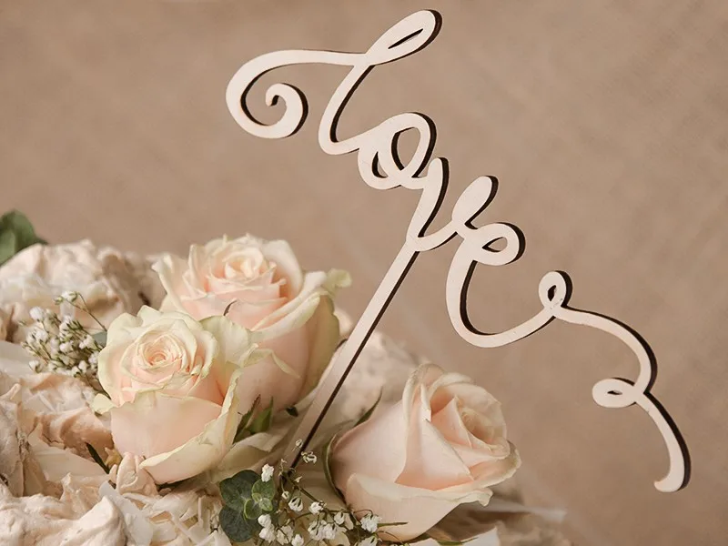 love cake topper
