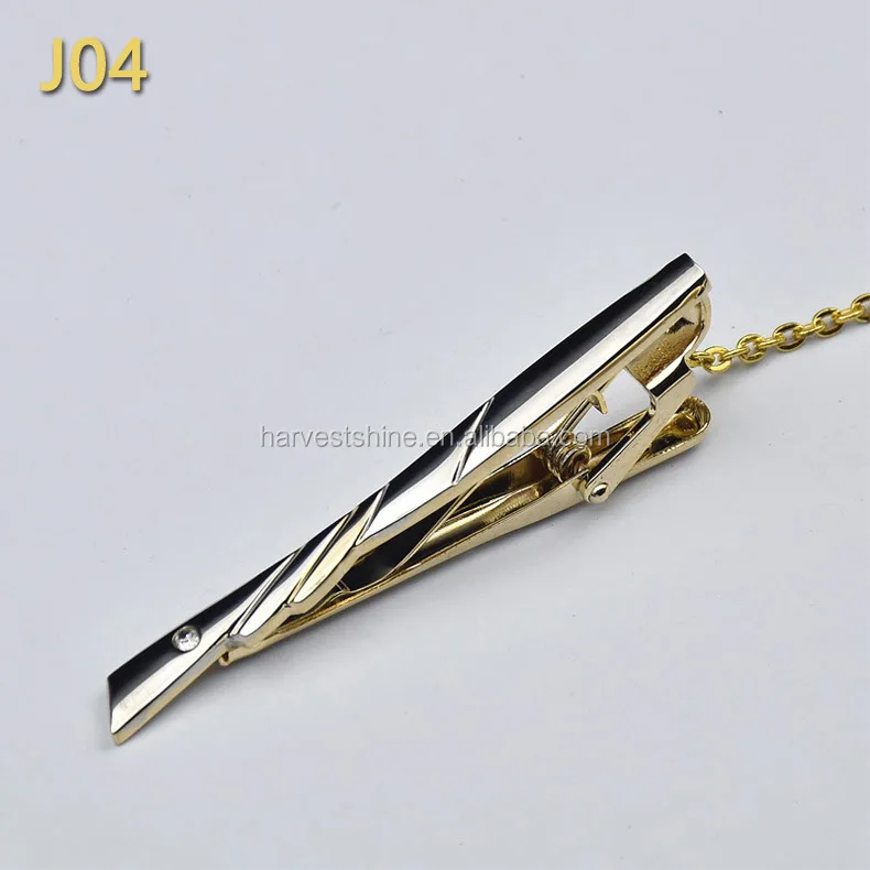 New Design Men's Alloy Tie Clips With Rhinestone For Wedding - Buy Men ...