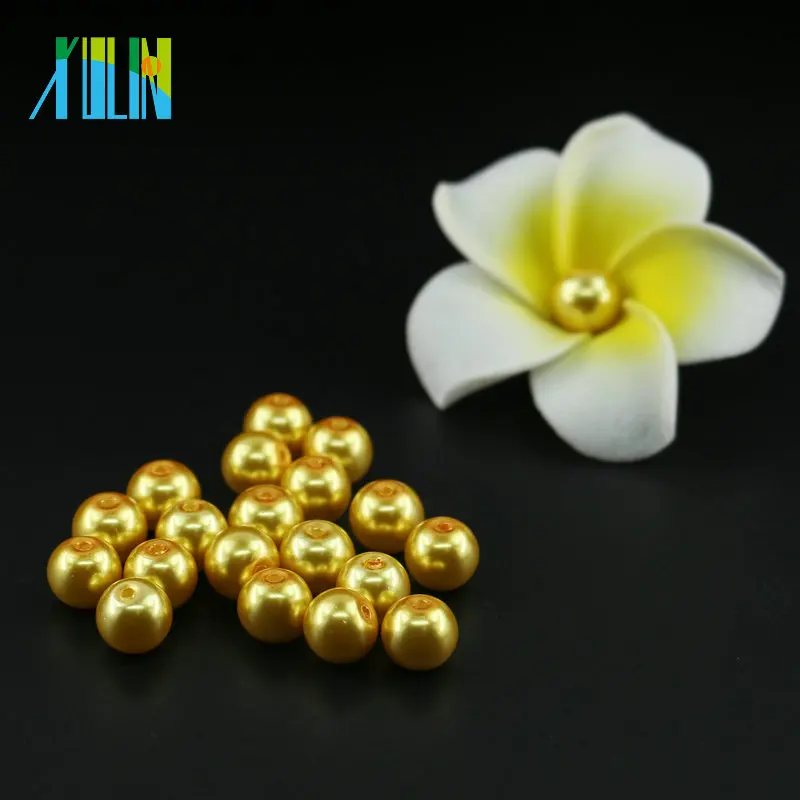 

XULIN UA56 Topaz  Glass Pearls Beads Bulk for Jewelry China Wholesale Price Pearl Glasses Beads