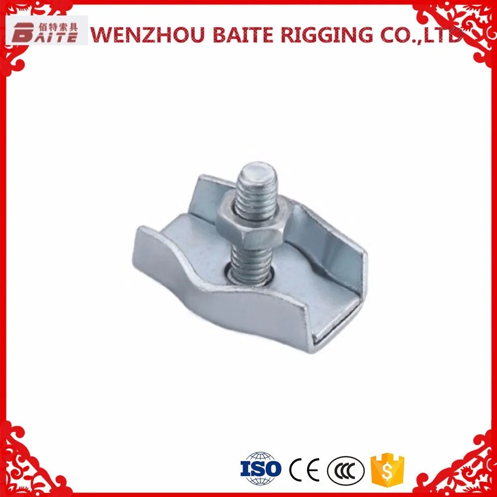 High Quality DIN741 Malleable Electro Galvanized ,Stainless Steel,Double/Simplex Wire Rope Clip ,