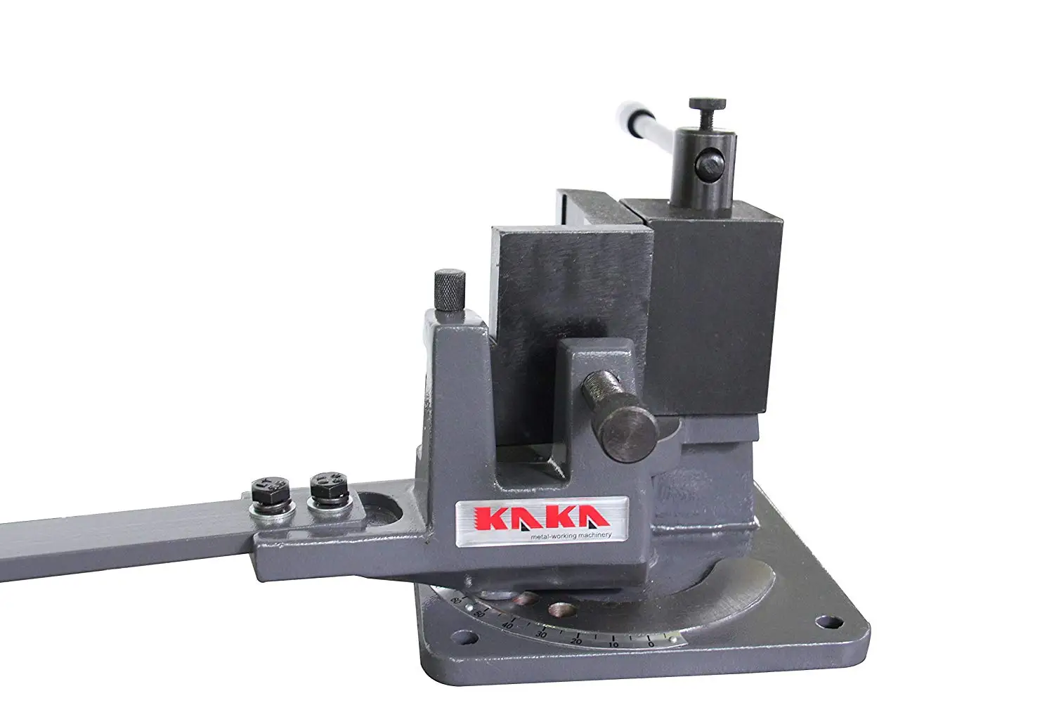 KAKA Industrial UB-70 Cast-Iron Metal Bender, 2-3/4-Inch Hot and Cot Sheet Metal Bender, Solid Design, High Precision Strip Steel, Flat Steel, Round Steel and Angle Steel Metal Bender
