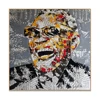 Semi abstract portraits fine arts canvas print knife oil painting
