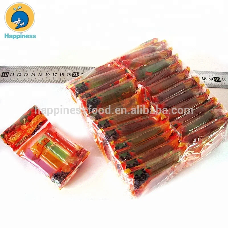 

4pcs Fruit Flavor Jelly Stick in bags