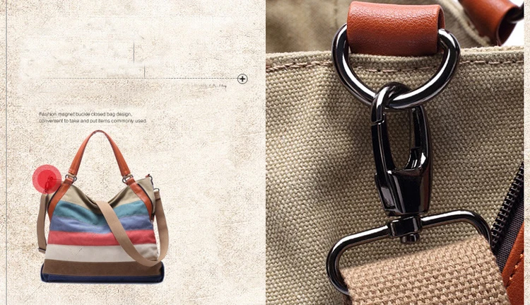 2019 China manufacturing fashion Zippered beach Tote Bags canvas women handbag