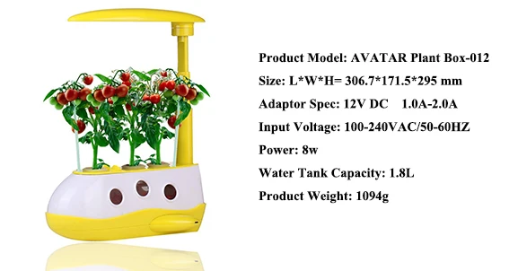 Efficient Greenhouse and Hydroponic Growing System for Indoor Herb Garden with Light