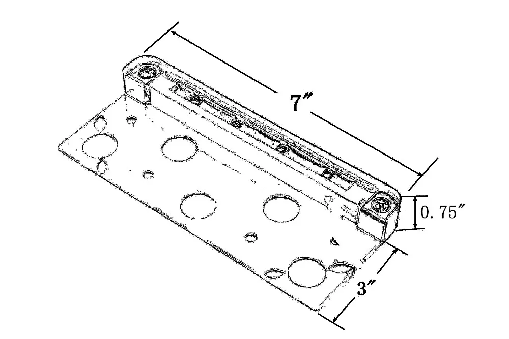 2017 new model led strip lights aluminum lighting with 4pcs led chips epstar source -STB05R