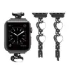 Metal Band Compatible for Apple Watch Band Series 4 5 40mm 44mm Love Apple Style Apple Watch Strap