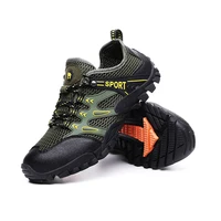 

Breathable Mesh Hiking Shoes Men Outdoor Sports Shoe Summer Water Auqa Footwear Anti Slip Rubber Sole Quality Mesh Hiking Shoes