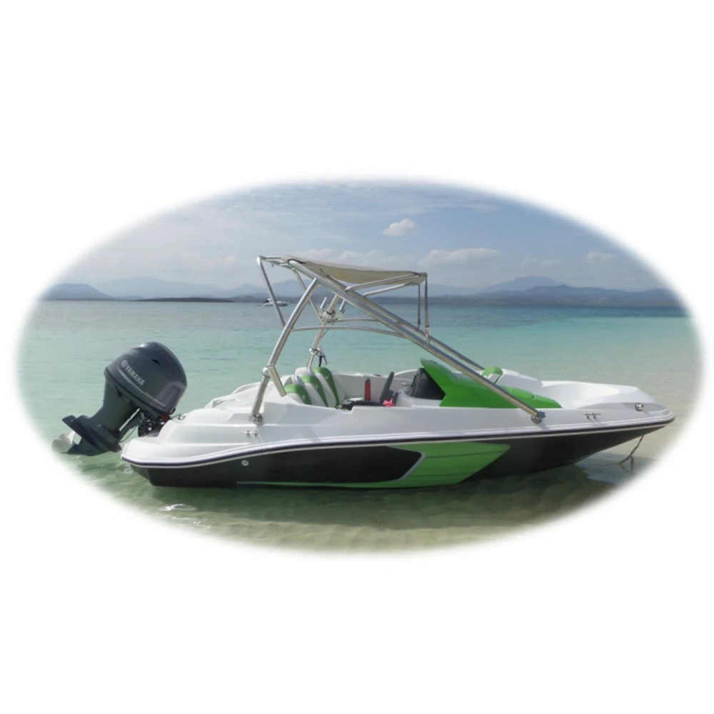 

High Quality Outdoor Water Speed Boat Fast Boat Outdoor Sport Boat outboard engine fiberglass sport fishing yacht made in china