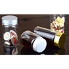 2Ml Amber Tube Essential Oil Glass Bottle 5/8 Dram Amber Testing Vial With Reducer Plug And Aluminum Cap