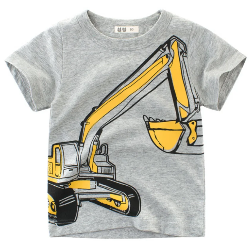 

kids 100%cotton short sleeve summer cartoon t-shirt