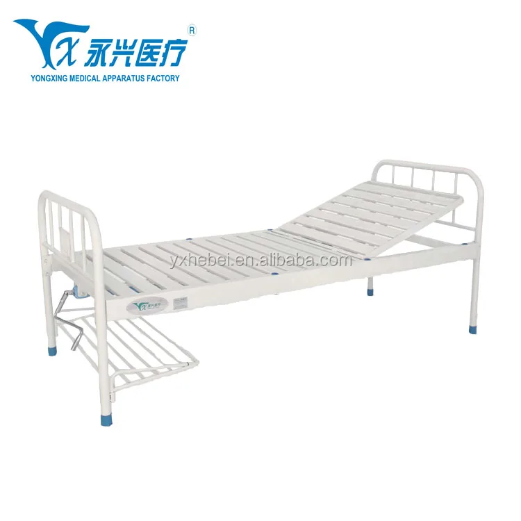 
A16 Powder Coating Hospital Furniture Two Function Manual bed 