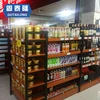 Supermarket store shelf display wood and metal shelving units display rack for good sale