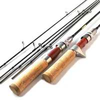 

TOMA Lure Fishing Rod Ultralight 1.8m Carbon Spinning Casting Rod UL L Baitcasting Tackle