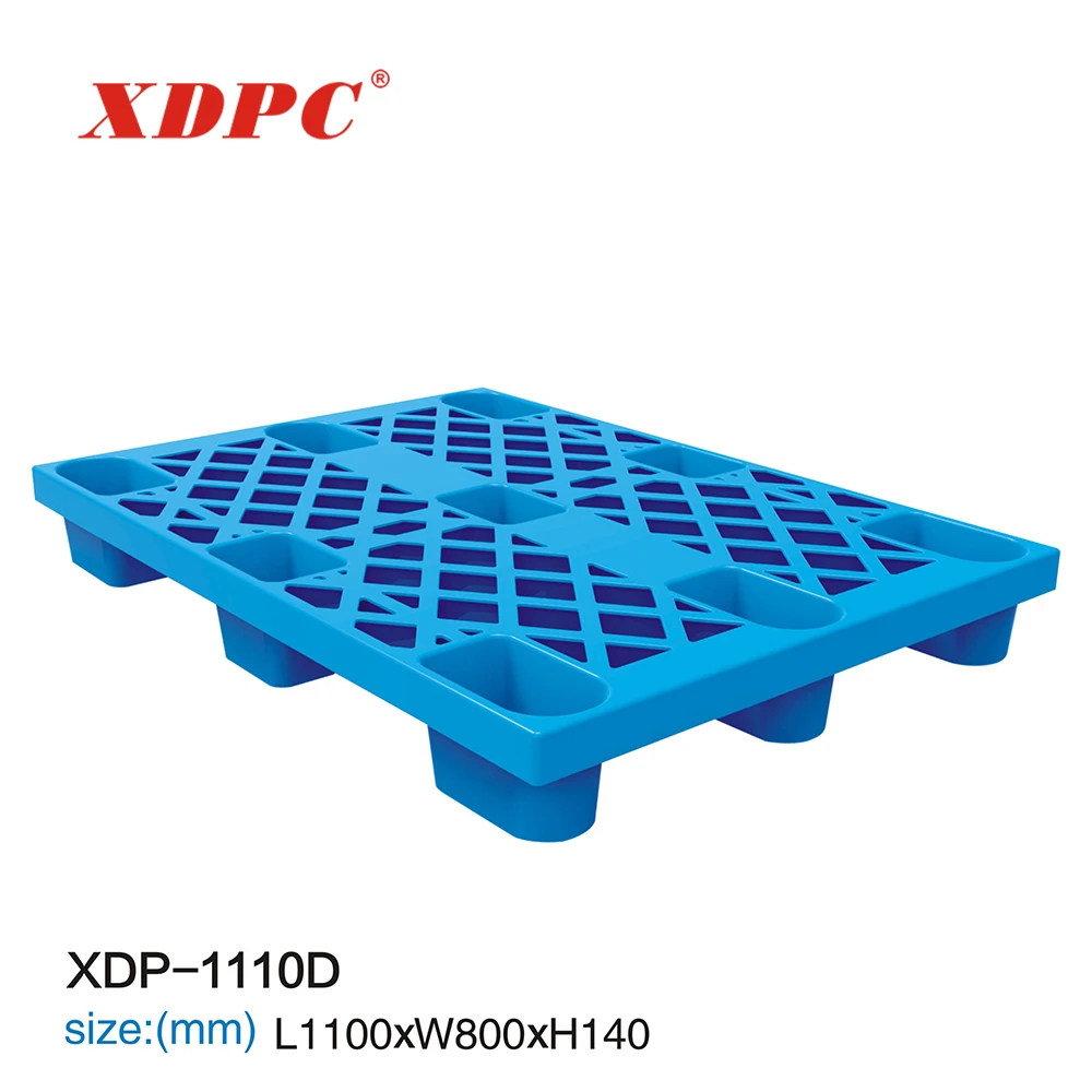 
1100 x 1000 wholesale cheap palete de plastico nestable single side plastic pallets for sale 