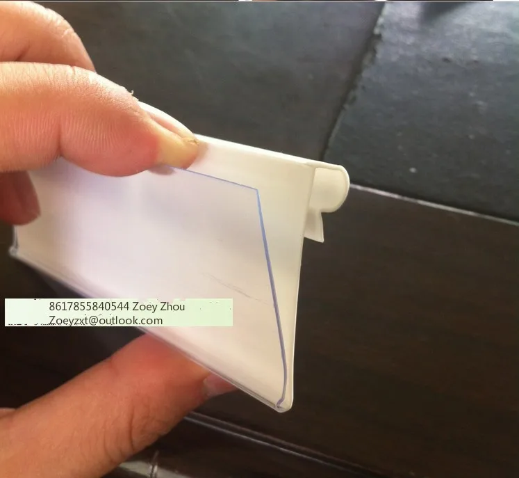 Plastic Shelf Edge Label Holder For Supermarket Display Buy Plastic
