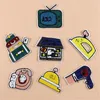Small Appliance Sequin Patches for Clothing Embroidery Badge Patch Phone TV Iron Decoration for Dress Hat Jeans Sticker PE090