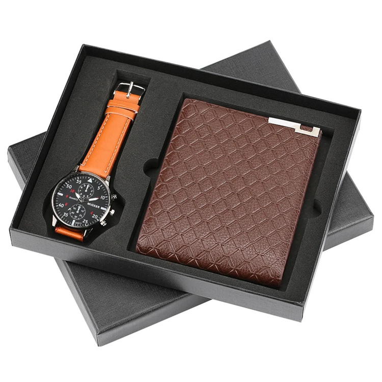 luxury wallet rigid paper packaging  men gift box6)