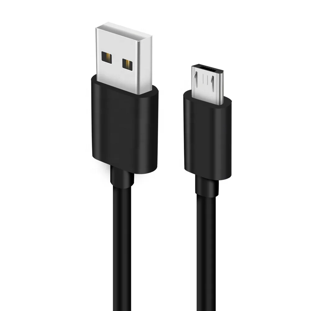 

Bulk supply Micro USB Cable 1M 3.3ft TPE black white Micro 5P Cable, Black or white